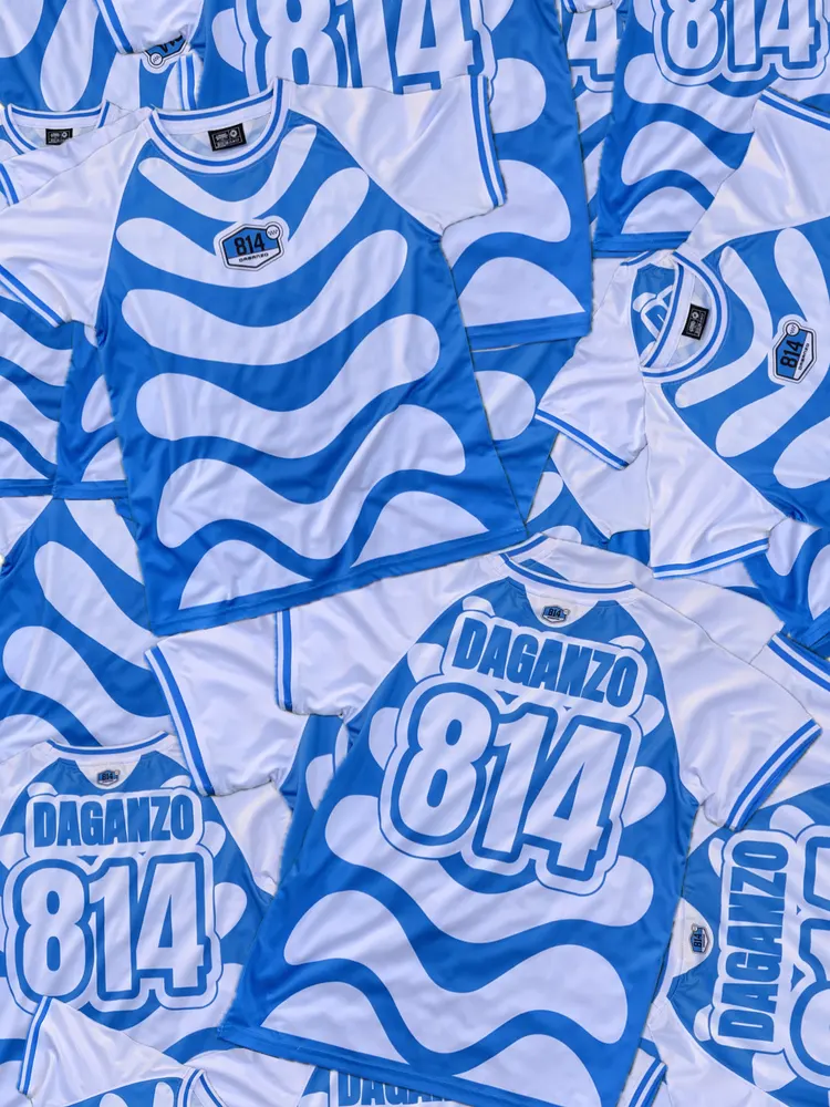 Camisetas 814 Daganzo azules