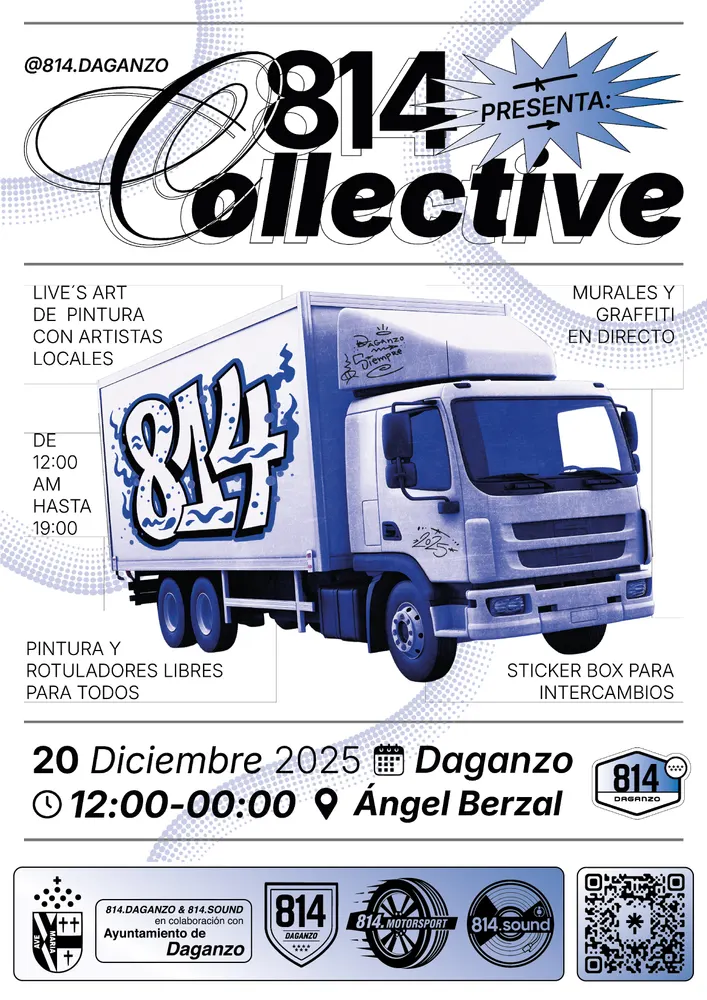 Cartel de 814.COLLECTIVE presenta
