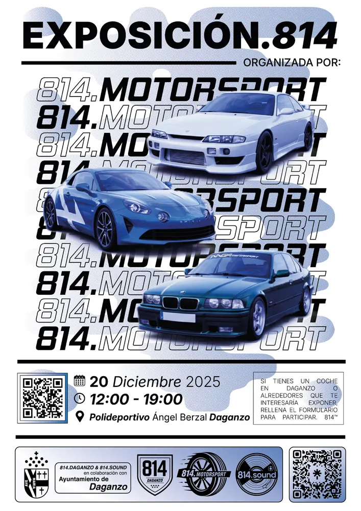 Cartel de la Exposición.814 Motorsport