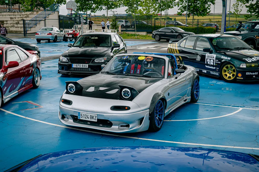 Mazda Miata en la concentración