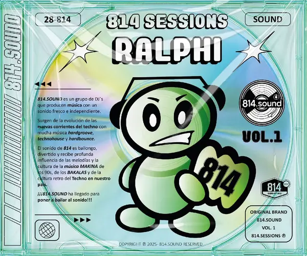Portada de 814.SESSIONS VOL. 1 · RALPHI