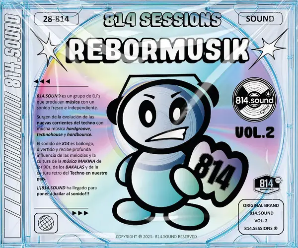 Portada de 814.SESSIONS VOL. 2 · REBORMUSIK
