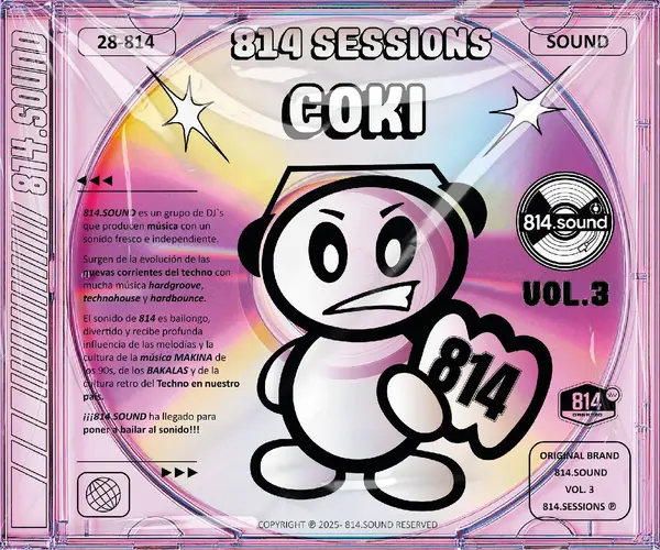 Portada de 814.SESSIONS VOL. 3 · COKI