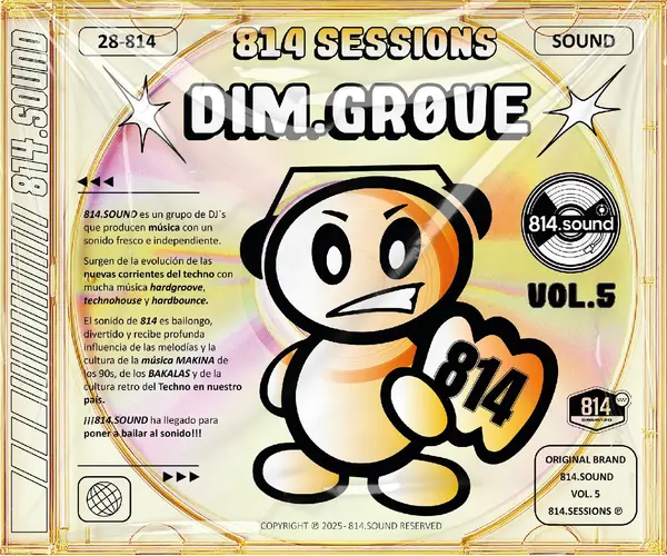 Portada de 814.SESSIONS VOL. 5 · DIM.GRØVE