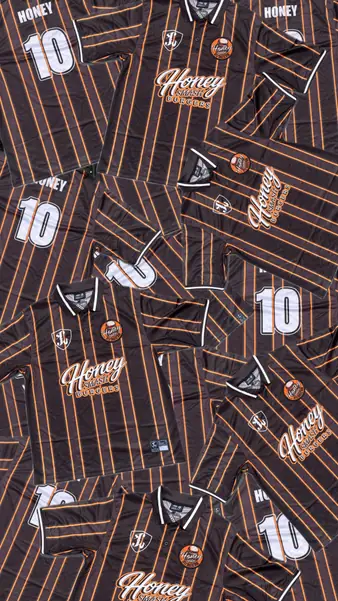 Estampado de las camisetas de Honey Smash Burgers